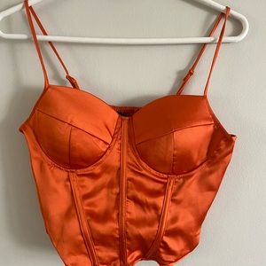 Burnt orange brand new with tags crop top by Sincerely Jules size medium